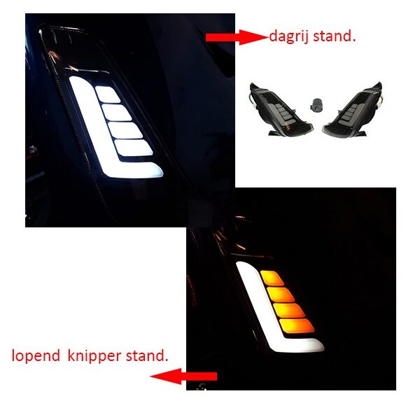 knipperlichtset DMP led matrix tube euro 4 voor smoke fiddle 2