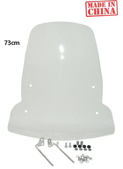 Windscherm DMP met bevestigingsset hoog 73cm helder mio