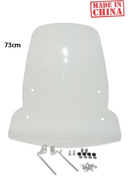 windscherm DMP met bevestigingsset hoog 73cm helder mio