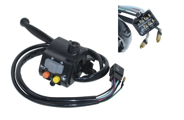 stuurschakelaar Sym origineel compleet links zwart mio 35200-a8b-900