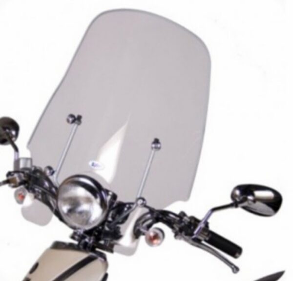 windscherm Sym origineel met bevestigingsset hoog 47.5cm helder allo sy530-z4a-00l