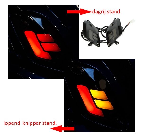 knipperlichtset DMP led matrix tube euro 4 achter smoke fiddle 2
