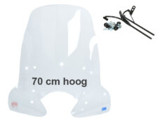 Windscherm Regia Met Bevestigingsset Hoog (made In Eu) 16 Inch 70cm Helder Symphony St