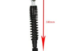 Schokbreker orig 345mm zwart fiddle