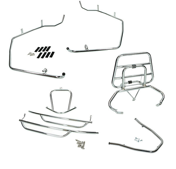 Sierbeugelset DMP Fiddle1/Fiddle2 chroom 4-delig fiddle