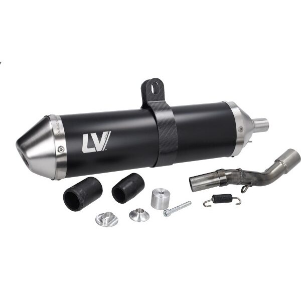 uitlaat Leovince euro-5 x-fight black edition beta rr50 17008b