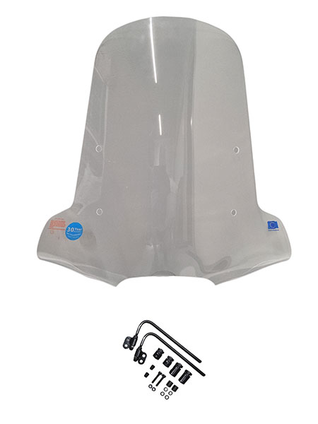 Regia helder windscherm met bevestigingsset voor Yadea G5 elektrische scooter