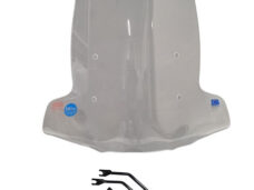 Para-brisa transparente Regia com kit de montagem para Yadea Y1S