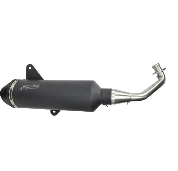 uitlaat polini euro-5 vespa zwart gts 300 190.0077