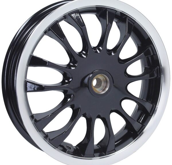 achterwiel Piaggio origineel euro2 110mm trommel 300x12 zwart/chroom zip