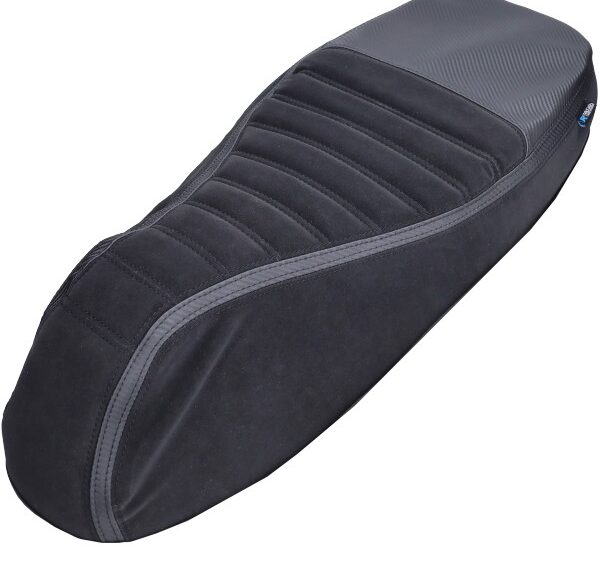 buddydek Regia alcantara streep Sport (made in EU) Vespa >2024 zwart/zwart gts 125cc