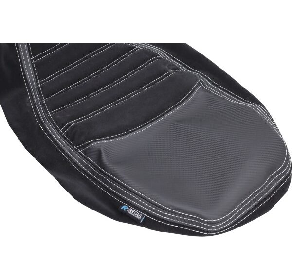 buddydek Regia alcantara streep Sport (made in EU) Vespa zwart/wit >2024 gts 125cc