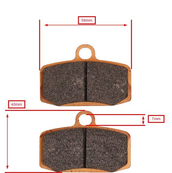 Remblokset Polini Gesinterd Voor+achter Zip Sp 174.2161