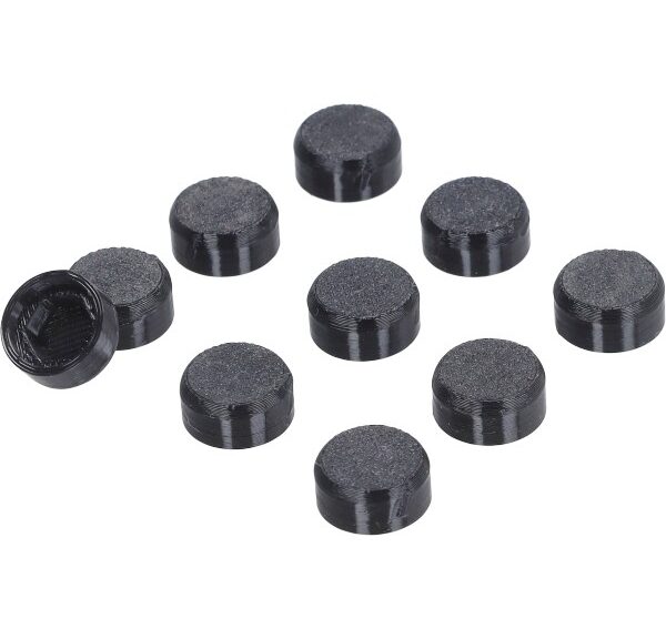 afdekdop Moto-Nostra set transmissiedeksel carterdeksel m6 zwart 10pcs piaggio
