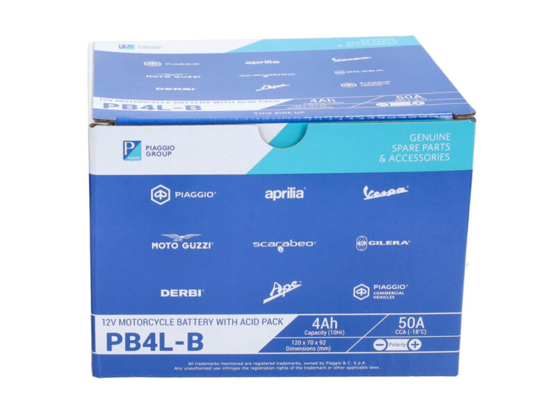 Accu Piaggio Origineel Pb4l-b 12v 4amp Sco Piaggio 2t 1l004079