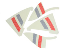 Stickerset Piaggio origineel zijscherm — geschikt voor Piaggio 5+ Links+rechts Elettrica