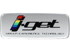 embleem Piaggio origineel woord [i-get] zijscherm gts 125-150