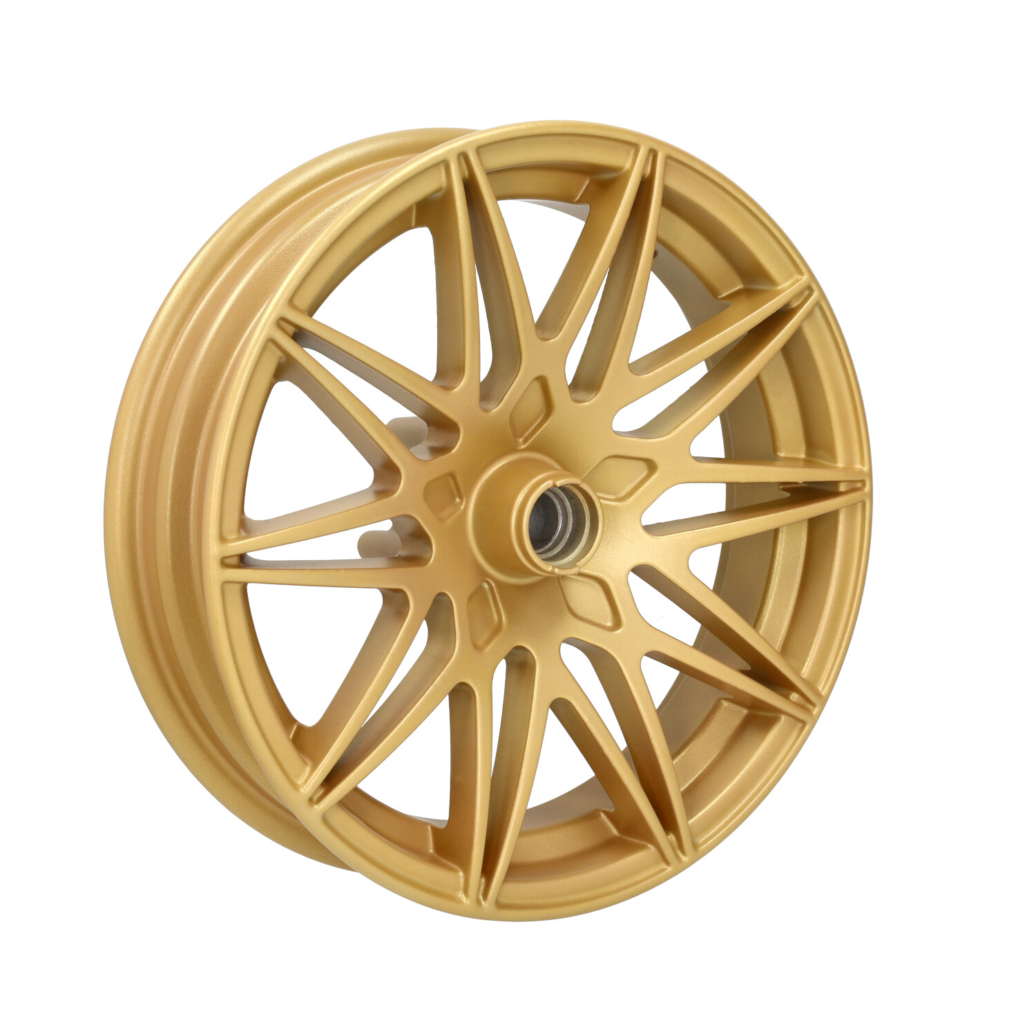 Wielset Fast Arrow Pro 11 En 12 Inch Wiel + Oversized Remschijfset Goud Piaggio, Zip 2t , Zip 4t, Zip2000 - Afbeelding 6