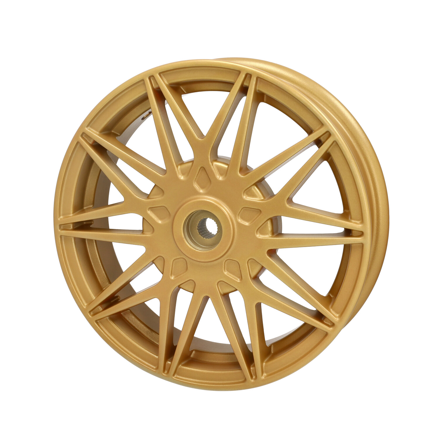 Wielset Fast Arrow Pro 11 En 12 Inch Wiel + Oversized Remschijfset Goud Piaggio, Zip 2t , Zip 4t, Zip2000 - Afbeelding 8