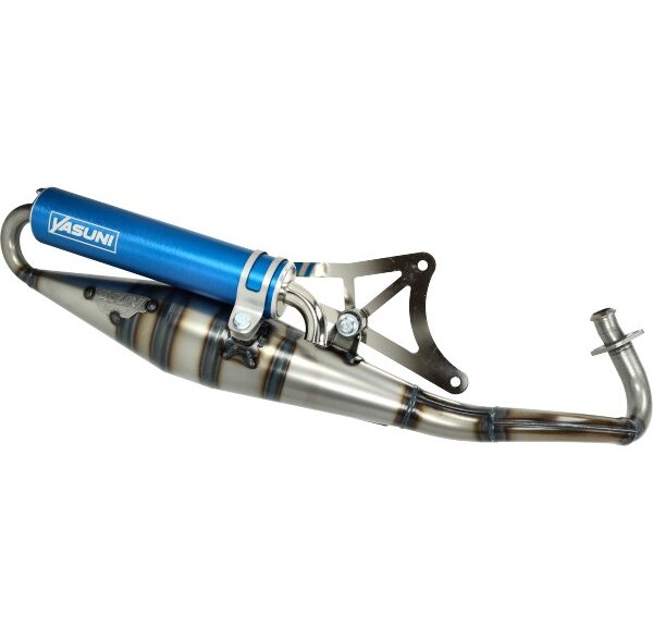 uitlaat yasuni yasuni-Z blauw sco piaggio 2t tub418a