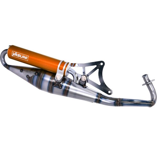 uitlaat yasuni yasuni-Z oranje sco piaggio 2t tub418n