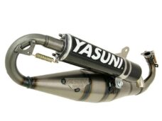 uitlaat yasuni carrera c16 blank/carbon sco piaggio 2t tub423c