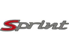 embleem Piaggio origineel woord [sprint] zijscherm euro-4/5/5+ antraciet elettrica