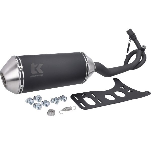 uitlaat Turbokit (made in EU) e-keur 3v '18-'19 zwart sprint 125 4t