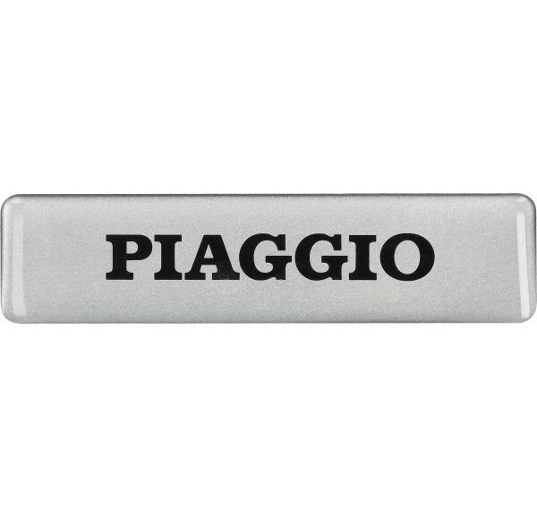 sticker woord [piaggio] 3D bromfiets vespa