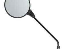 spiegel universeel rond draad/klem zwart bromfiets vespa