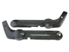 Zijschermset A-kwaliteit (made in zwitzerland) carbon glans ciao mono