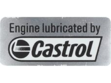 sticker Piaggio origineel woord [castrol] 2h002046