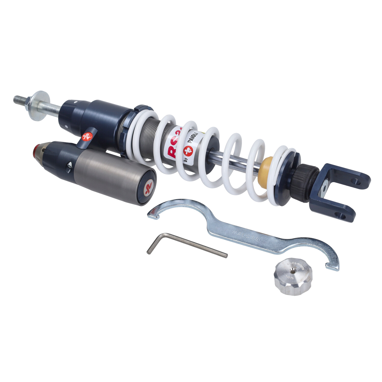 Schokbreker Malossi Rs24/10-r Gasgevuld Achter 333mm Gilera Runner, Sco Piaggio 2t 4620159 - Afbeelding 3