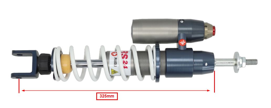 Schokbreker Malossi Rs24/10-r Gasgevuld Achter 333mm Gilera Runner, Sco Piaggio 2t 4620159 - Afbeelding 5