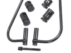 Bevestigingset Regia Windscherm Laag Model Zwart Piaggio, Zip