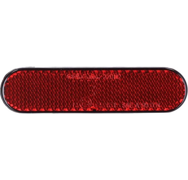 reflector Piaggio origineel met pin achter oranje beverly