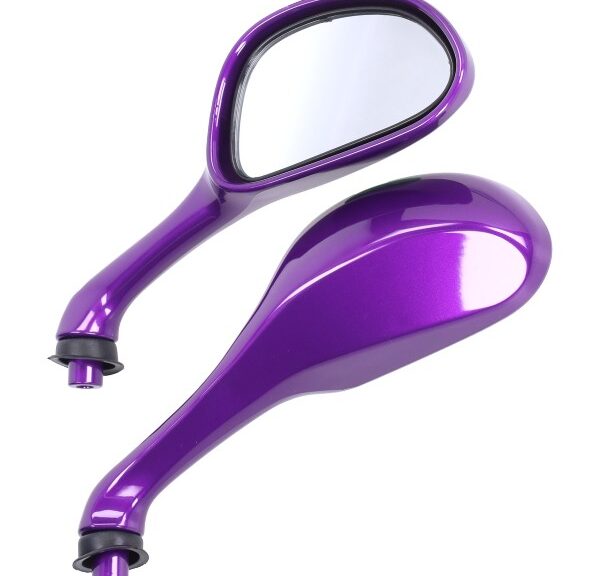 spiegelset fast-arrow painted paars/purple gilera runner