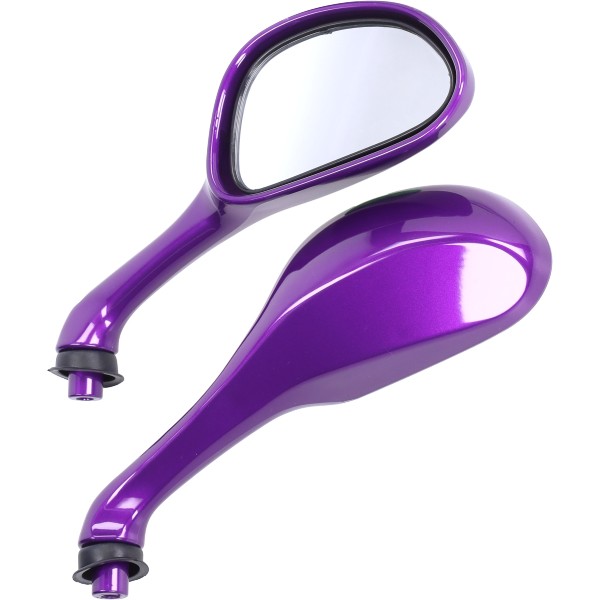 spiegelset fast-arrow painted paars/purple gilera runner