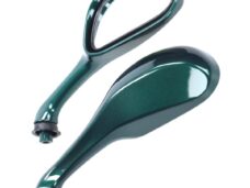 spiegelset fast-arrow painted British racing groen gilera runner 50/125/180