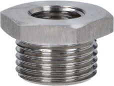 lambdasonde BGM PRO verloopmoer universeel rvs m18/12mm van E-3/4 naar E-5 sco piaggio