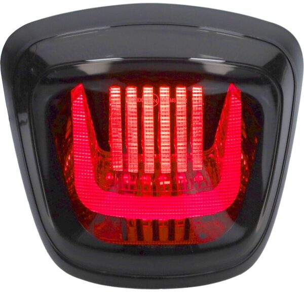 achterlicht Fast Arrow Pro led euro-4/5 (3D) E-mark zwart glans primavera 50 4t