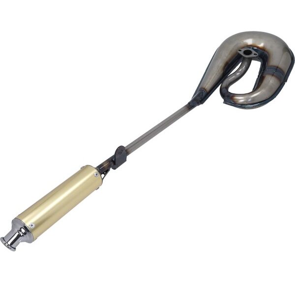 uitlaat tecno circuit (made in EU) blank/goud puch maxi
