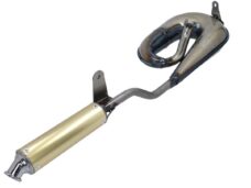 uitlaat tecno circuit (made in EU) blank/goud vespa