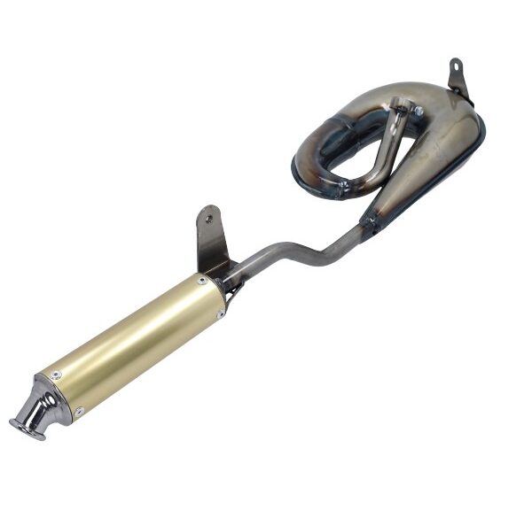 uitlaat tecno circuit (made in EU) blank/goud vespa