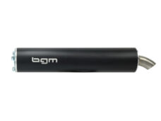 Nademper Bgm 3-bouts 60x280mm Alu/zwart Runner 180cc 2t