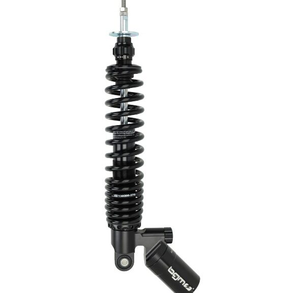 schokbreker BGM PRO R12 (soft) vespa achter 365mm zwart primavera 125/150 4t