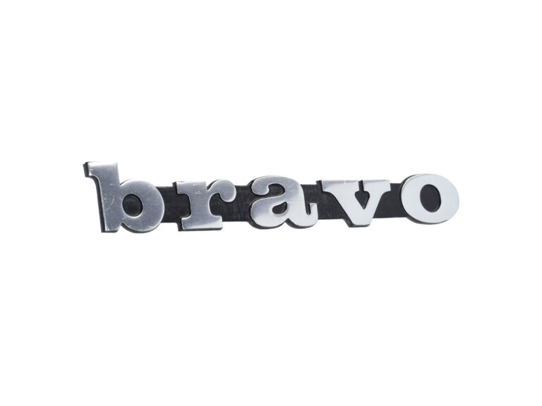 Logo Zijscherm Aluminium Woord Vespa Bravo 163967