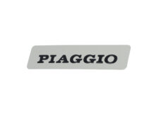 Embleem Woord [piaggio] Tanklogo 115x28 Mm Vespa Zwart Ciao 182346