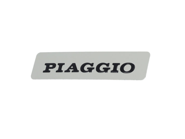 Sticker Woord [piaggio] Metaal 115x28 Mm Zwart 182346