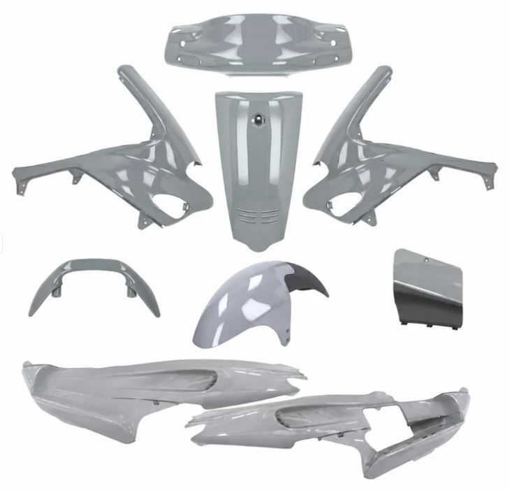 plaatwerkset origineel model nardo grijs 10-delig gilera runner 50/125/180